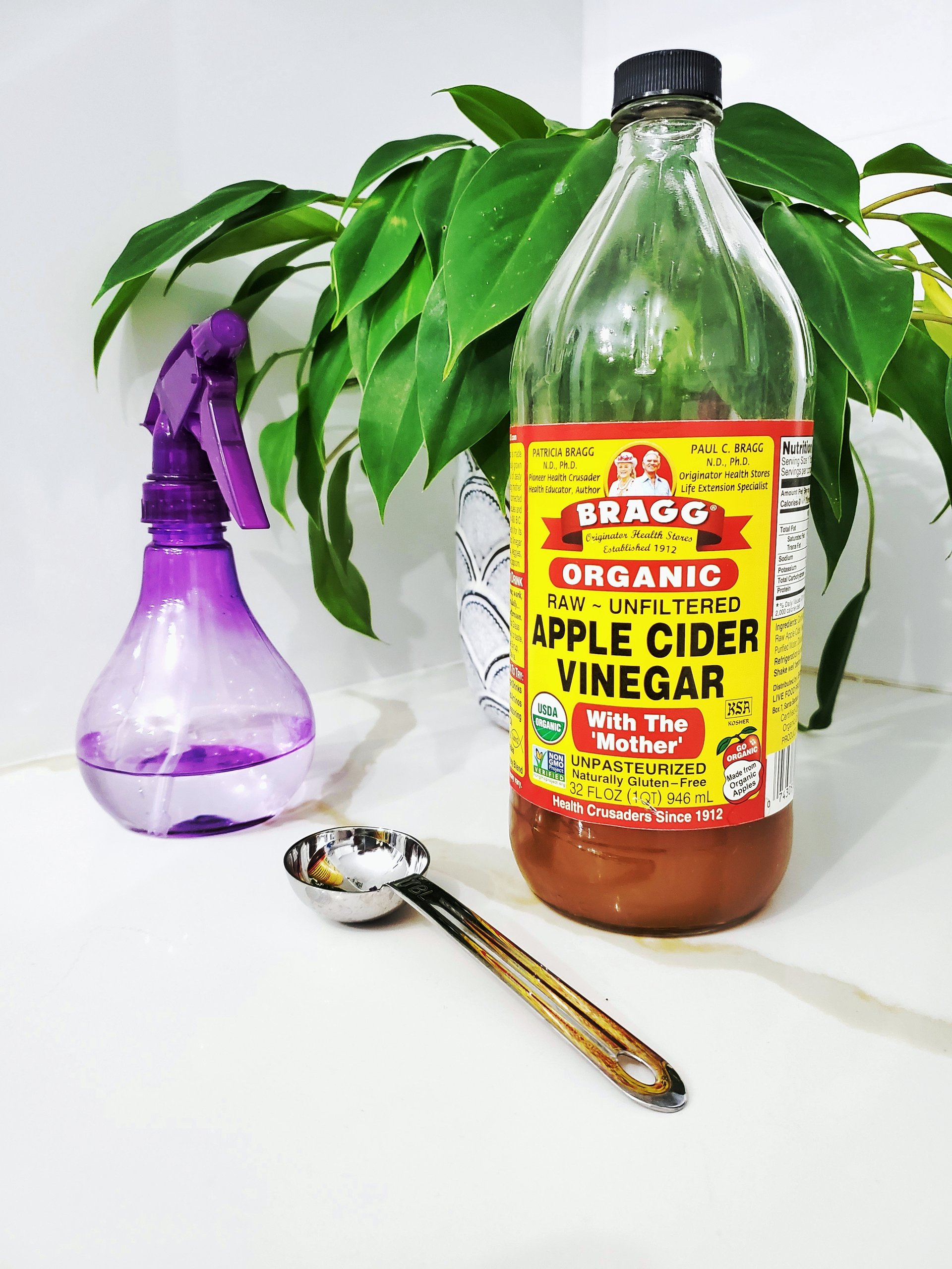 Bottle of apple cider vinegar