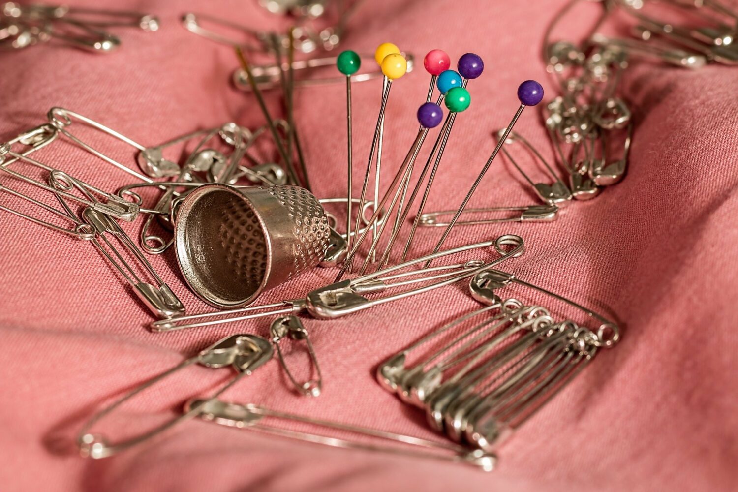 A number of safety pins